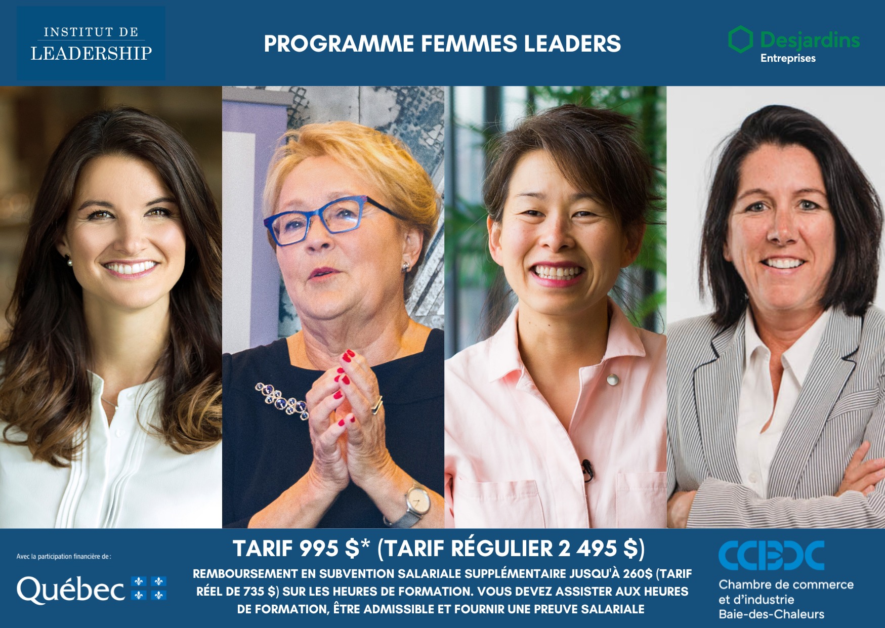 Programme Femmes leaders (6 semaines)